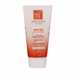 کرم ضد آفتاب مات رنگی فاقد چربی SPF 60 مای ۵۰ میلی لیتر