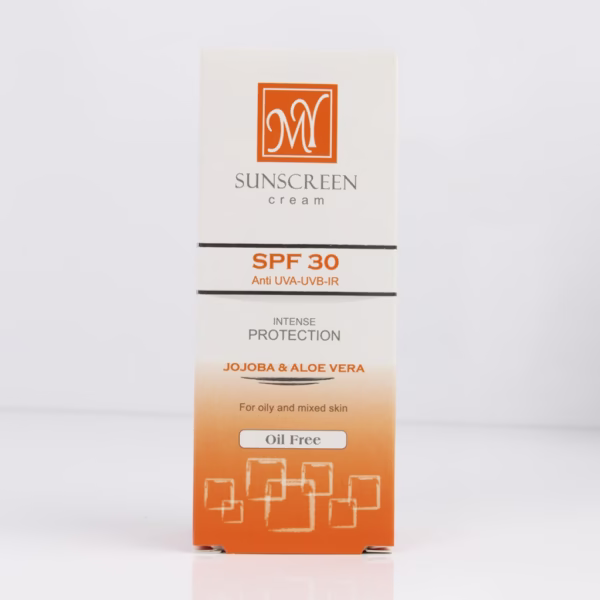 کرم ضد آفتاب فاقد چربی بی رنگ SPF30 مای–۵۰ میلی لیتر