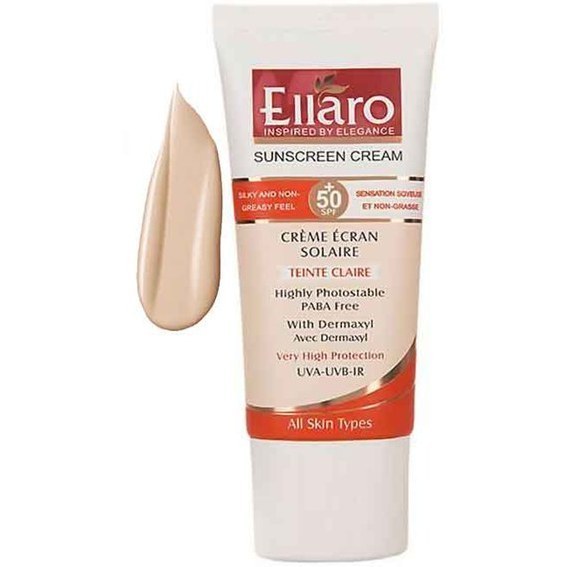 کرم ضد آفتاب +SPF50 انواع پوست بژ روشن- الارو