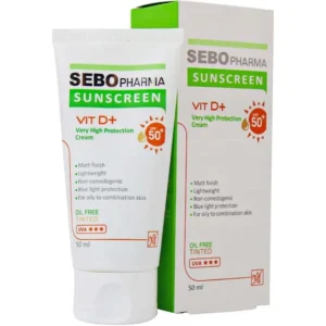 کرم ضدآفتاب SPF50 فاقد چربی رنگی سبو فارما 50ML - مای