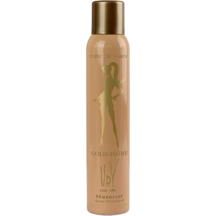 اسپری دئودورانت زنانه گلد ایزیم 200ML – یو دی وی