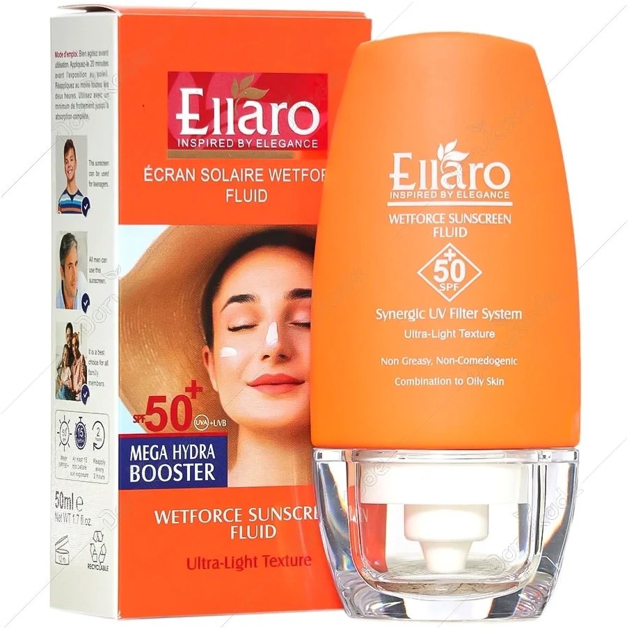 فلوئید ضد آفتاب SPF50 وت فورس 50ML - الارو