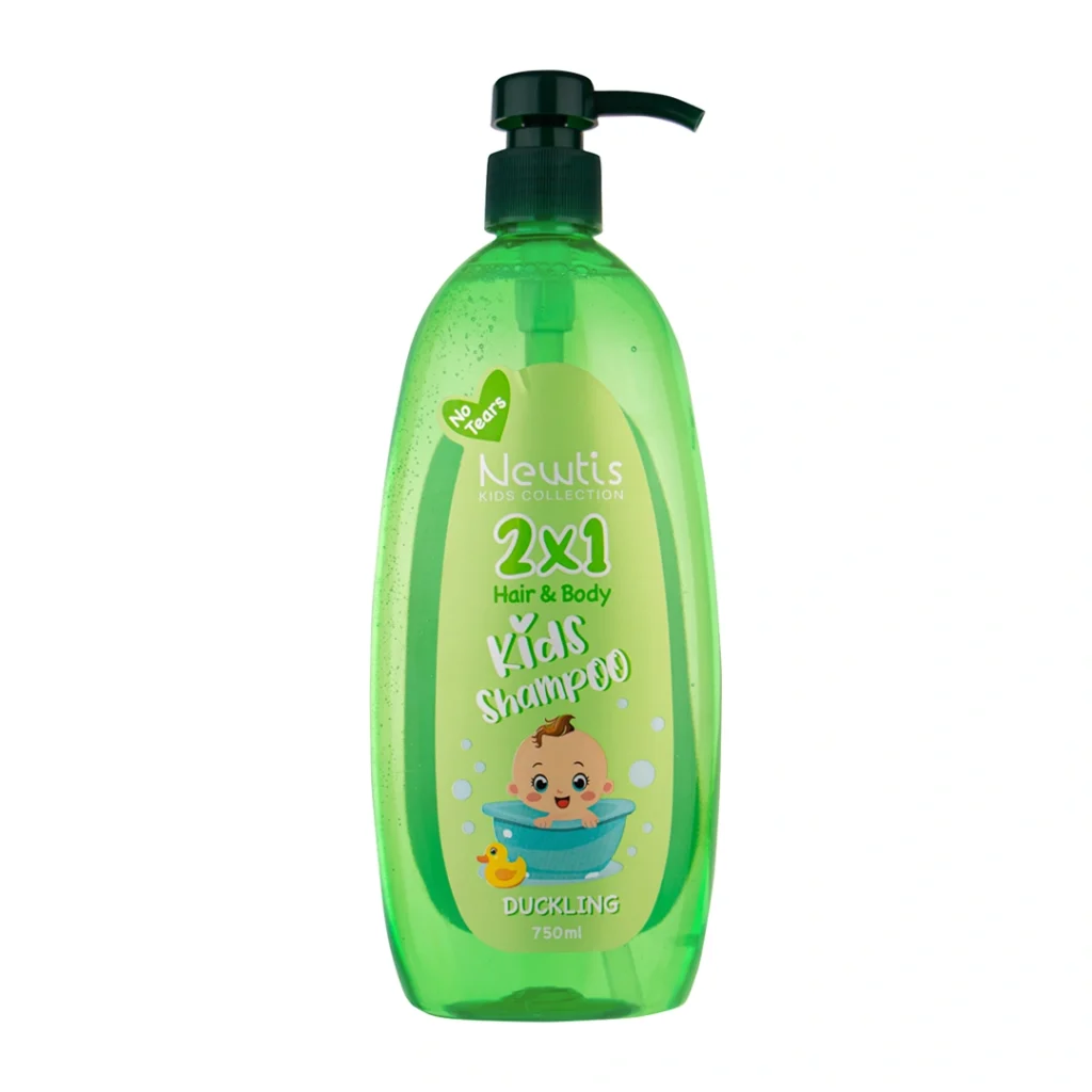 شامپو سر و بدن کودک سبز 750ML - نیوتیس