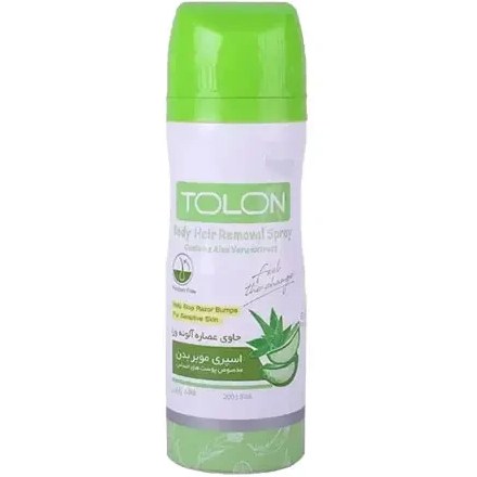 اسپری موبر بدن مناسب پوست های حساس 200ML - تولون