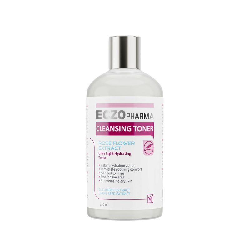 تونر پاک کننده پوست صورت مناسب پوست نرمال تا خشک اگزو 250ML - مای فارما