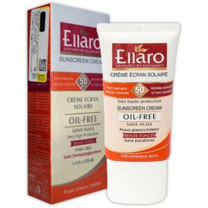 کرم ضد آفتاب +SPF50 فاقد چربی بژ طبیعی - الارو