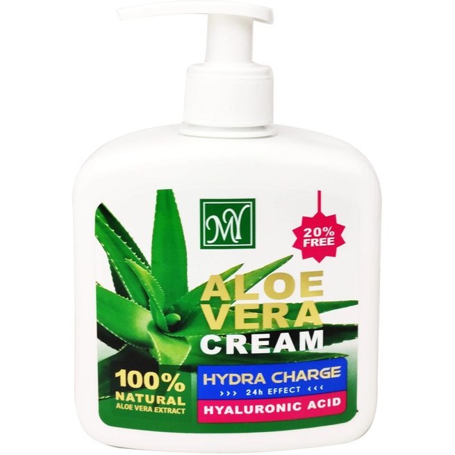 کرم مرطوب کننده پمپی آلوئه ورا 490ML – مای