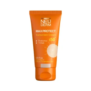 کرم ضدآفتاب SPF50 مکس پروتکت فاقد چربی رنگی 50ML - نئودرم