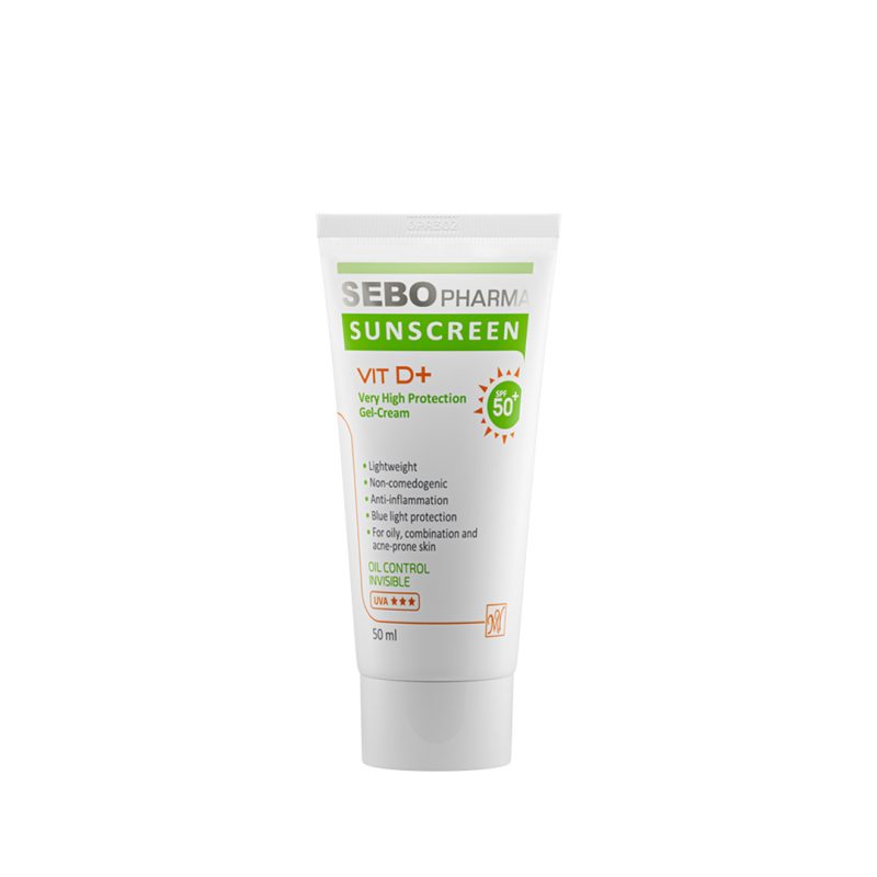 ژل کرم ضدآفتاب SPF50 کنترل کننده چربی سبوفارما 50ML - مای فارما