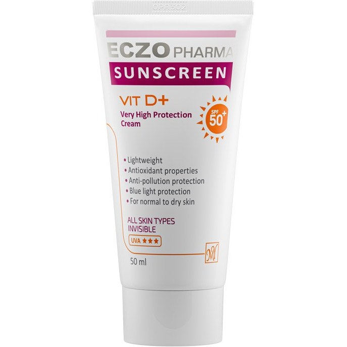 کرم ضدآفتاب SPF50 انواع پوست بی رنگ اگزو فارما 50ML - مای
