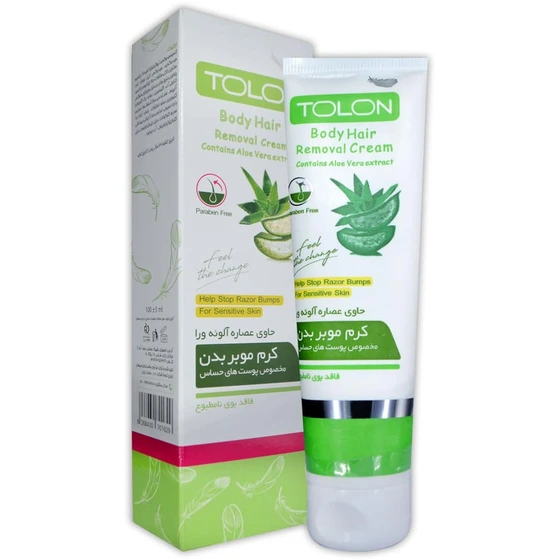 کرم موبر بدن مناسب پوست های معمولی 100ML - تولون