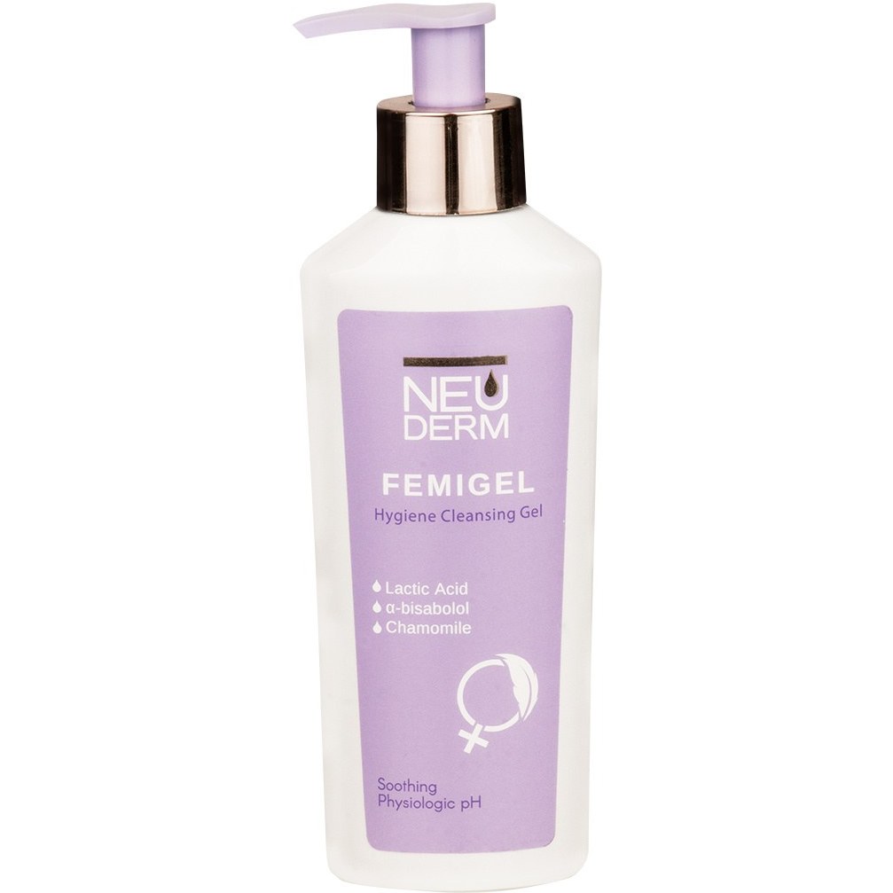 ژل بهداشتی پمپی بانوان فمی ژل 200ML - نئودرم