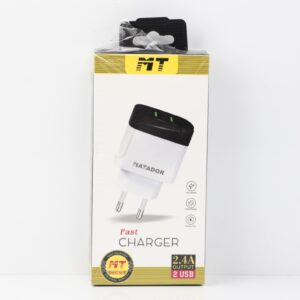 شارژر دیواری ۲.4A، 2USB – ماتادور