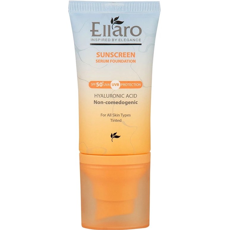 سرم ضد آفتاب کرم پودری SPF50 رنگی طبیعی 40ML - الارو