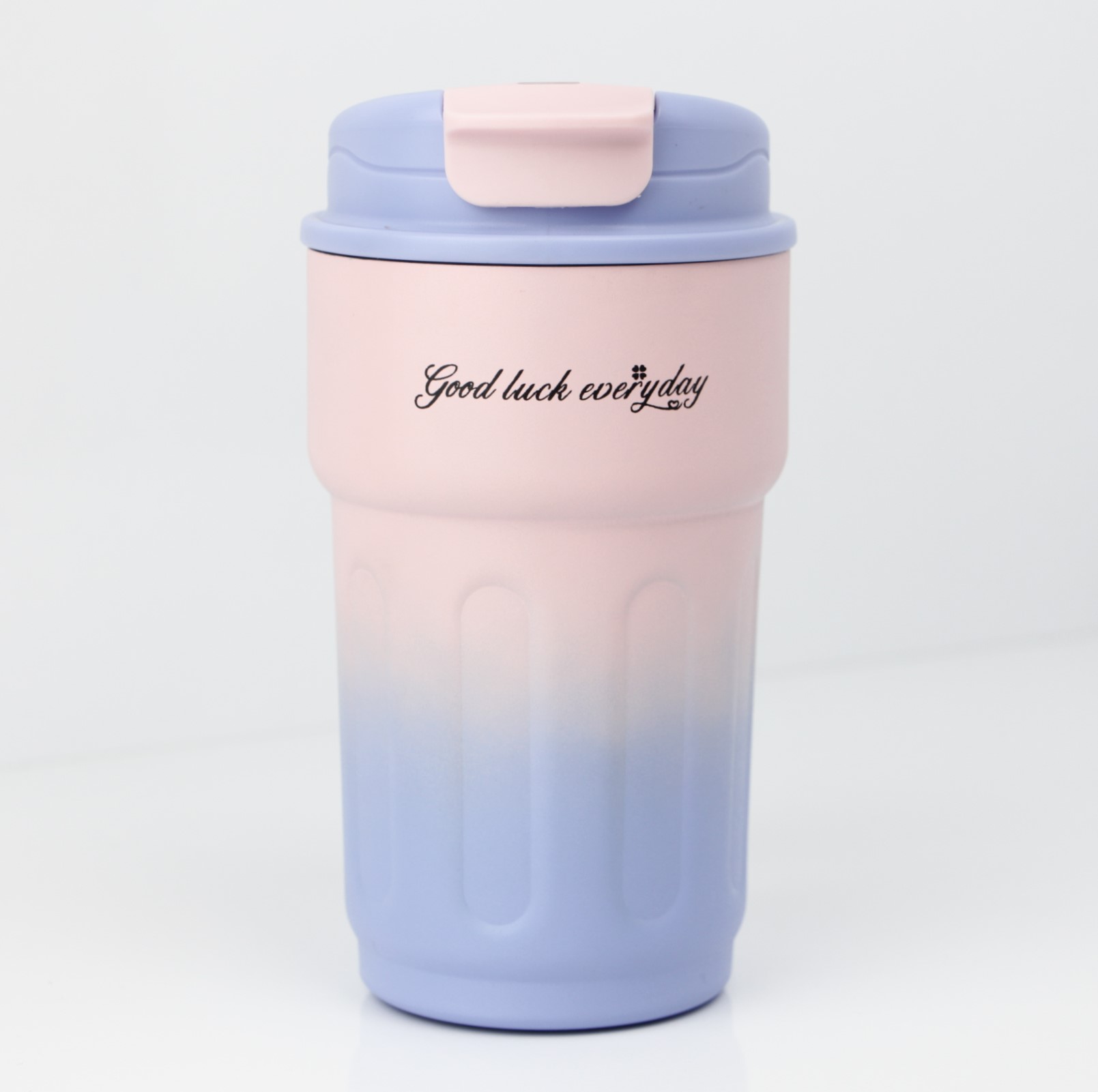 تراول ماگ پاستلی دماسنج دار بنفش 500ML تراول ماگ پاستلی دماسنج دار بنفش 500ML