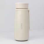 تراول ماگ بند سیلیکونی شیری INJOY 300ML
