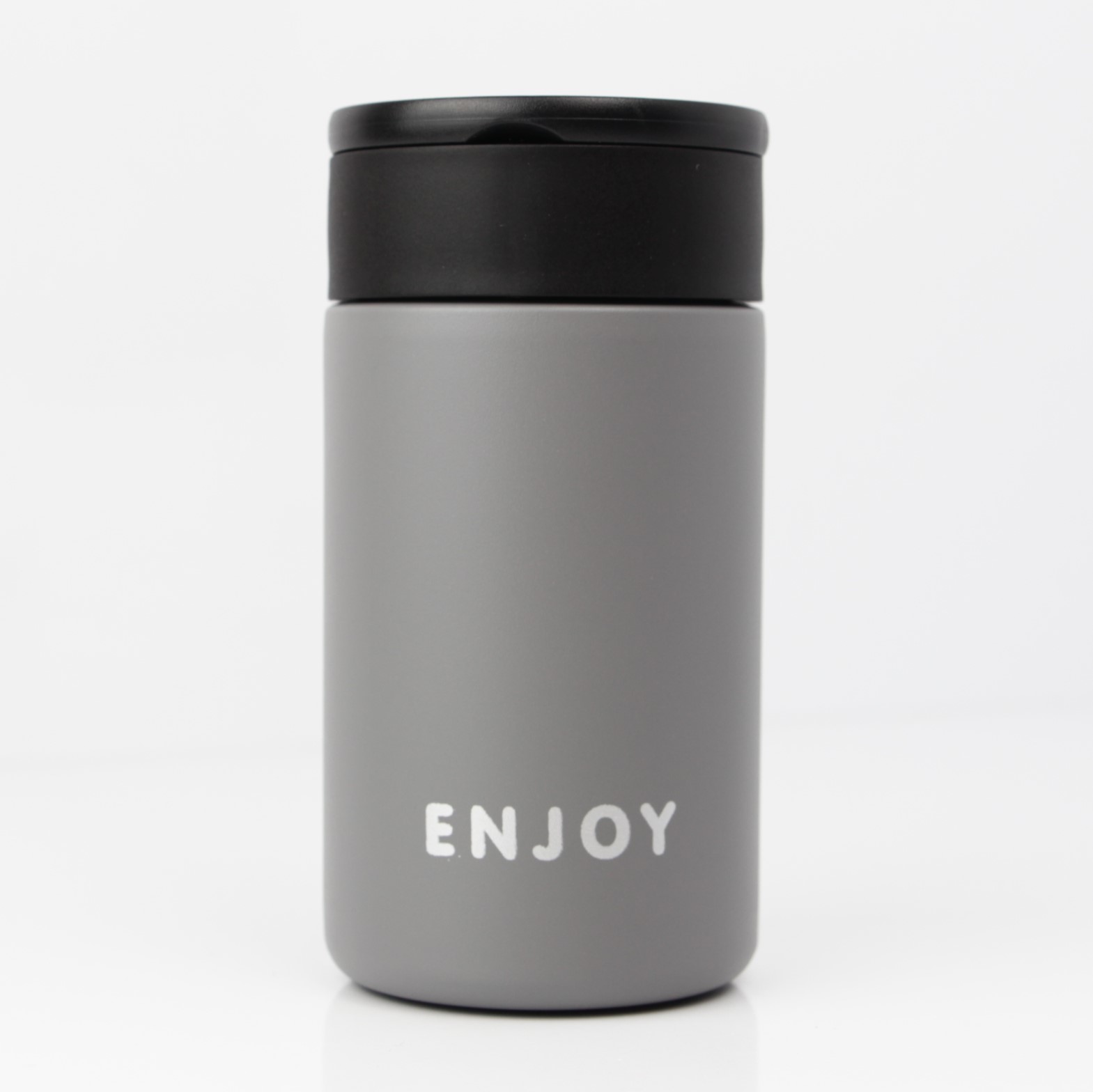 تراول ماگ دسته دار طوسی INJOY 300ML