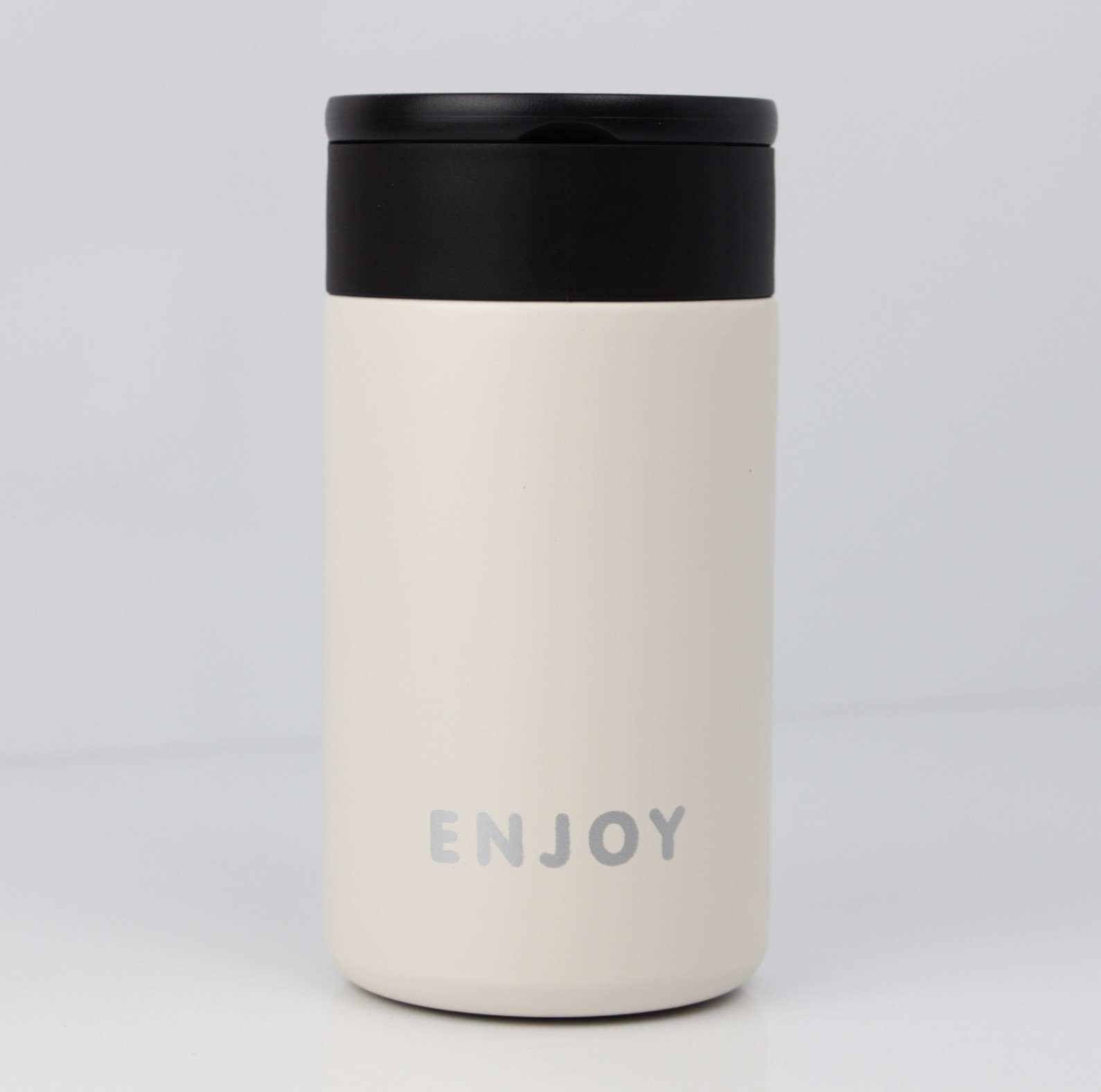 تراول ماگ دسته دار شیری INJOY 300ML