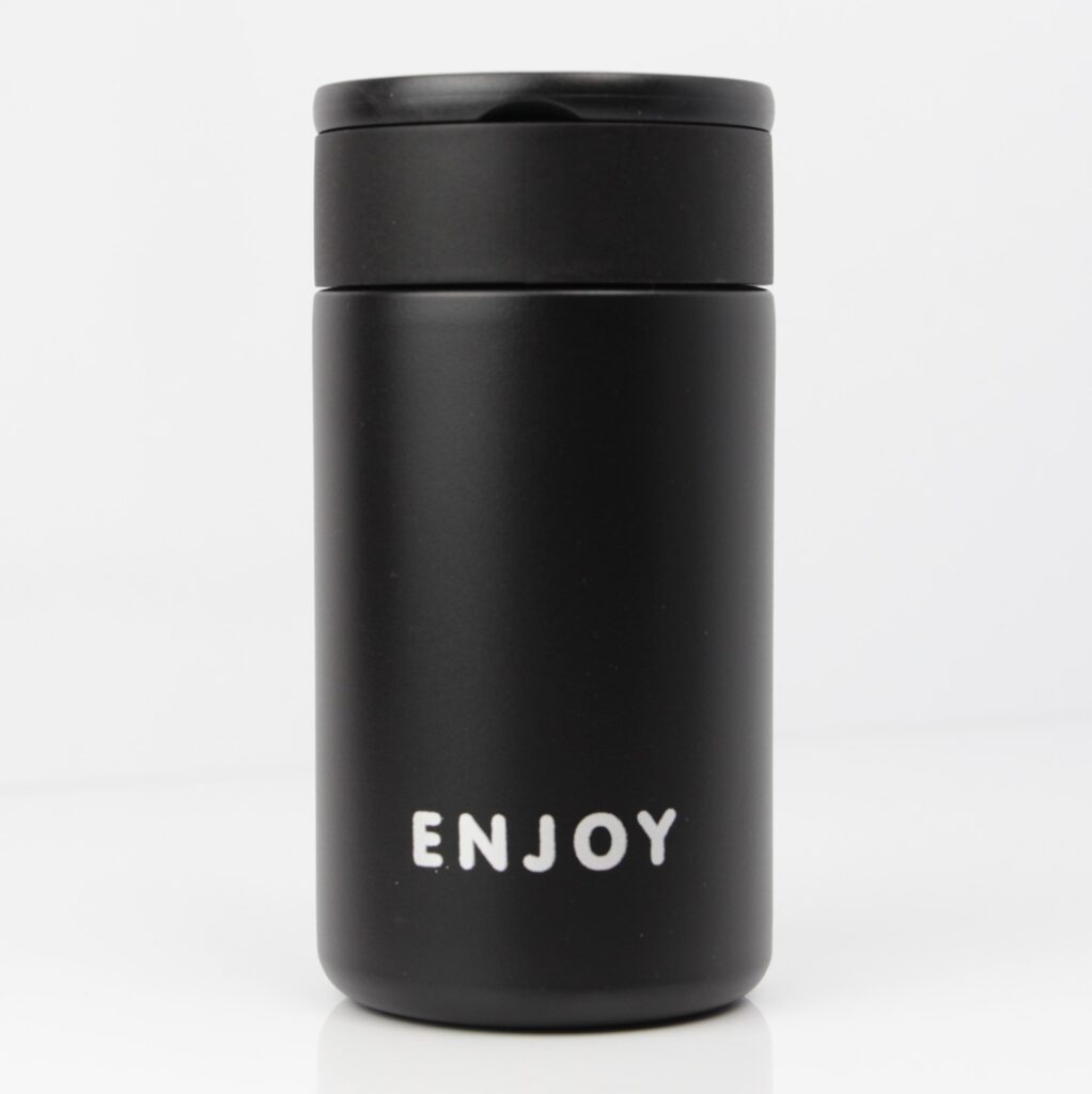 تراول ماگ دسته دار مشکی INJOY 300ML