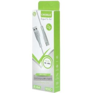 کابل تبدیل USB به TYPEC چرلو مدلCHTCK01 به طول 110 سانتی متر