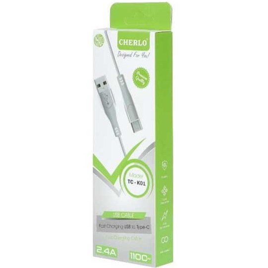 کابل تبدیل USB به TYPEC چرلو مدلCHTCK01 به طول 110 سانتی متر